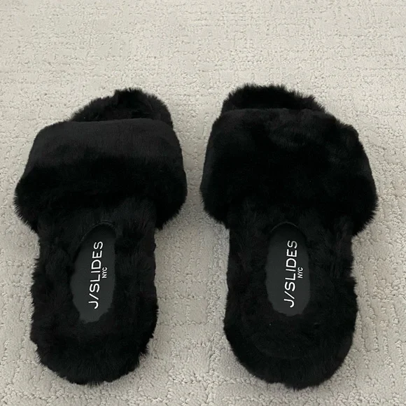 J/SLIDES Shoes Jslides Faux Fur Slippers Poshmark